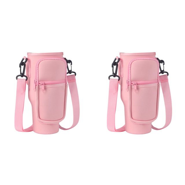 Funda para 40 Oz Botella Portátil Soporte Llave () Rosa