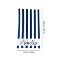 thumbnail image 3 of Toalla de playa con temática marina: estrellas de mar, conchas y tortuga marina. Toalla de microfibra absorbente de secado rápido para la playa, la piscina y los viajes., 3 of 6