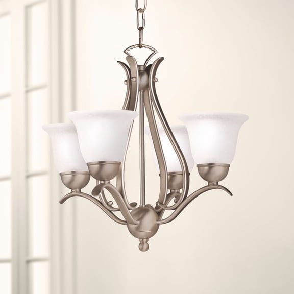 2019NI Kichler Lighting Dover - 4 Light Chandelier - With Transitional Inspirations - 16 Inches Tall By 18 Inches Wide     -Traditional Installation