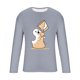thumbnail image 5 of Amzcrzy - Sudadera Para Hombre, Estilo Casual, Con Estampado Deportivo, Manga Larga, Cuello Redondo, Color Gris, Talla 4Xl, 5 of 5