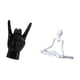 thumbnail image 5 of Estatua del gesto de la roca,Estatuas y figuras de dedos con gestos de música rock,Figura de escritorio,Escultura abstracta de pensador para decoración de oficina y hogar.,Figura decorativa, 5 of 8