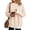 201#Beige, variant on Women Crewneck Sweatshirts Long Sleeve Loose Fit Fall Pullover Tops | Faux Layered, Drop Shoulder, Chic Clothes Sky Blue S