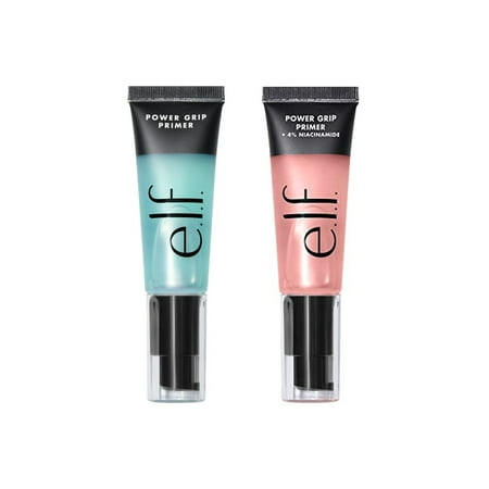 e.l.f. Cosmetics Power Grip Primer Duo, Original .8fl oz + Niacinamide .8fl oz
