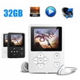 thumbnail image 3 of fashionhome Mini Music Player with 1.8 Inch TFT Screen Portable Button Control Digital MP3 FM Sound Recorder, White, 3 of 9