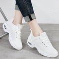 thumbnail image 6 of Yindaity Women'S Lifestyle Mesh Jogger Sneakers Running Sneakers Women White,8.5, 6 of 6