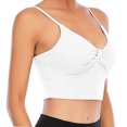 thumbnail image 2 of SDJMa Women's Wireless Bra with Cooling Sleeveless Fitness Workout Running Crop Tops Women Seamless Stretch Sport Bra Padded Fitness Tank Tops Workout Gym Yoga Vest, 2 of 5