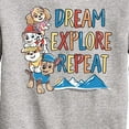 thumbnail image 3 of Paw Patrol - Dream, Explore, Repeat - Toddler And Youth Crewneck Fleece Sweatshirt, 3 of 6
