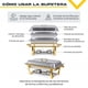 thumbnail image 4 of Bufetera 44l Chafing Dish 4pz Acero Inoxidable Vaporera Chef Gutstark, 4 of 10