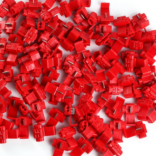 100 pcs 3M Genuine Scotchlok 905 RED Quick splice wire Connectors 2218
