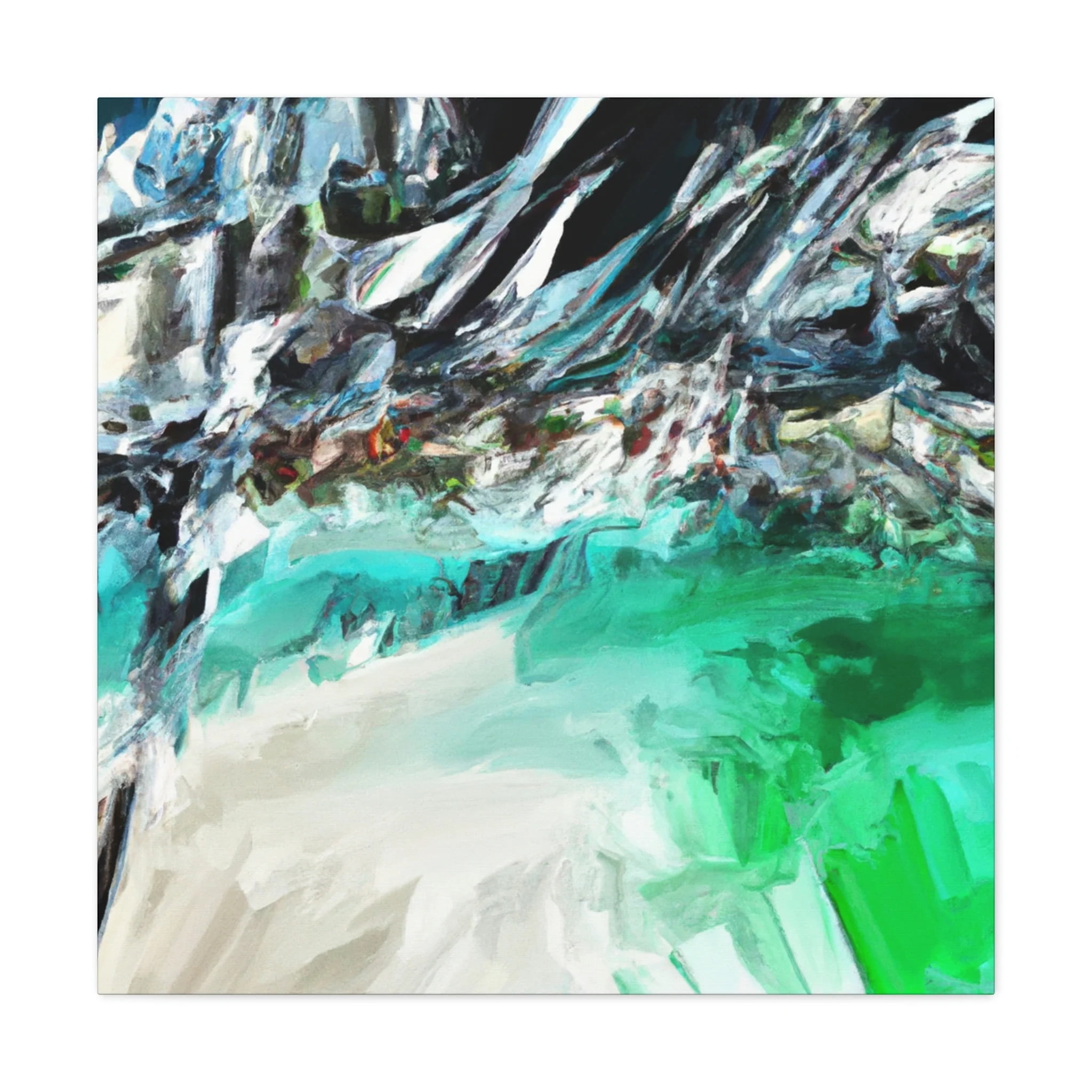 Seascape Beach Painting Canvas