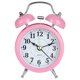 thumbnail image 1 of Bearachild Reloj despertador Retro con campana doble, reloj analógico de Metal silencioso con luz nocturna para de escritorio para el hogar, Electrónica Rosado, 1 of 6