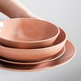 thumbnail image 4 of vancasso Sabine, 16 Pieces Stoneware Dinnerware Set, Orange Dish Plate, Semimatte Sesame Dinner Sets Service for 4, 4 of 7