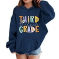 thumbnail image 4 of Ruyang Kids Boys Girls 3rd Grade Back to School Hoodie Preppy Hoodies First Day of School Pullover Sweatshirts Pockets, 4 of 7