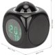 thumbnail image 4 of Reloj despertador de proyección, proyector de reloj digital de techo con cable USB y pantalla de temperatura para dormitorio, cabecera, oficina, 4 of 5