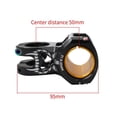thumbnail image 3 of Vástago de bicicleta 35mm CNC 31,8mm vástago de manilr de bicicleta vástago elevador de bicicleta de montaña accesorios de vástago de bicic Negro Baoblaze vástago de bicicleta de montaña, 3 of 8