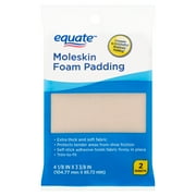 Equate Moleskin Foam Padding, 2 Sheets