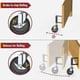 thumbnail image 1 of Heavy Duty Gate Caster, Spring Loaded Gate Wheel, Swivel Gate Caster Wheel for Wooden Gate and Fence 220LBS Capacity, 1 of 5