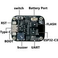 thumbnail image 5 of ESP32 C3 Pantalla Táctil LCD de 1,69 Pulgadas 240x280 Mini TV LVGL Reloj de Astronauta Pantalla de Reloj con Compartimento para Batería B, 5 of 5