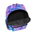 thumbnail image 6 of FORMRS School Backpack with Front Zippered Pocket 12" Student Travel Daypack, Purple Starfish Pattern, 6 of 6
