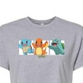 thumbnail image 3 of Pokémon - Pokémon Square - Juniors Cropped Cotton Blend T-Shirt, 3 of 5