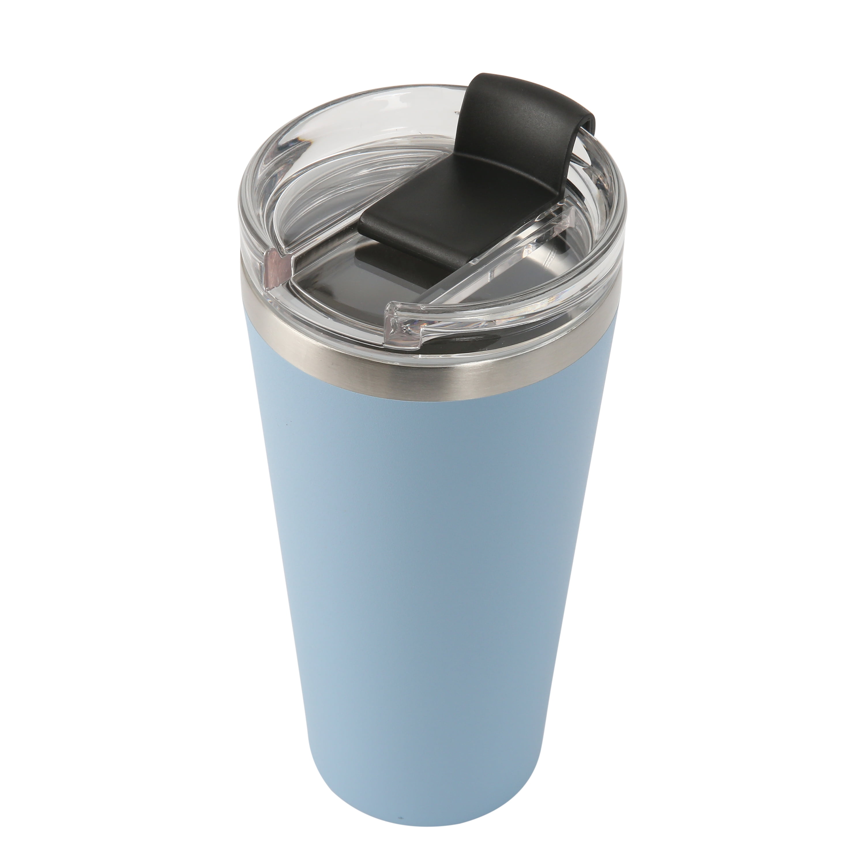 Mainstays 20oz (20 Fluid Ounces) Double Wall Vacuum Sealed Stainless Steel Tumbler Blue