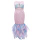 thumbnail image 1 of Vestido de princesa Ariel de La Sirenita para niñas, vestido de cola de pez con volantes de lujo para fiesta de cumpleaños, vestido elegante de Halloween, Cosplay zhangyuxiang unisex, 1 of 2