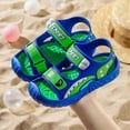 thumbnail image 2 of Caqnni Boys Girls Outdoor Sport Sandals,Kids Closed Toe Beach Sandals, Toddler Summer Shoes Casual Sandals Beach Shoes Boys Summer Sandals (Green,10), 2 of 5