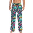 thumbnail image 7 of FORMRS Mens Pajama Pants with Pockets Cotton Sleepwear Lounge Bottoms Sizes S-2XL, Green Vibrant Truck Pattern, 7 of 7