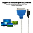 thumbnail image 4 of USB To 1284 Print Cable Printer Cable Adapter, Durable Office For Notebooks, 4 of 8