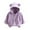Purple, variant on Huowey Baby Newborn Jacket Fall Winter Full Zip Fuzzy Coat Outwear Versatile Dailywear, 6-12 Months