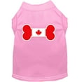thumbnail image 4 of Pet Dog  Cat Shirt Screen Printed, "Bone Shaped Canadian Flag", 4 of 10