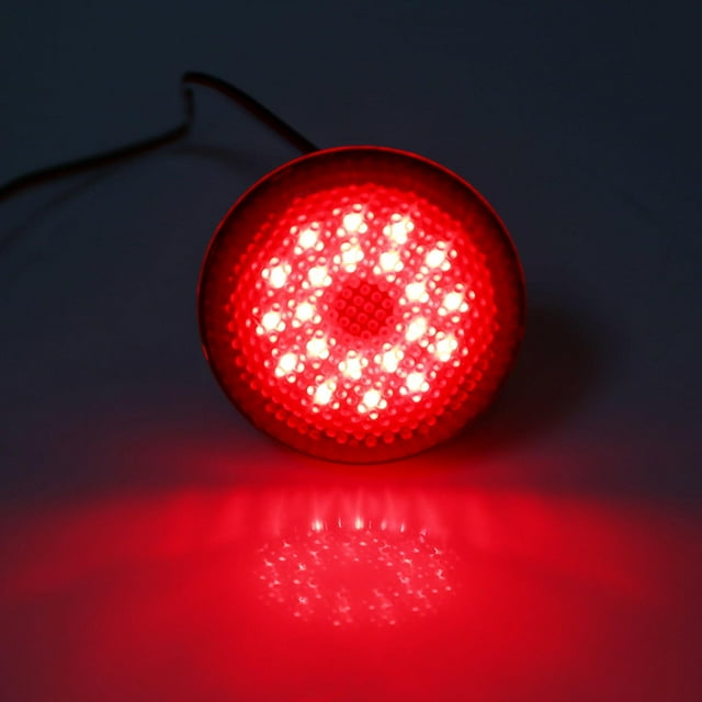 Luz reflectora de parachoques, reflectores de parachoques traseros LED de 6,8 cm para automóvil, luz de freno, la mejor en su clase