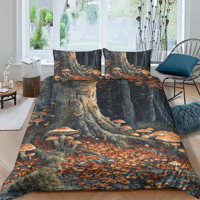 Ensembles de Literie Design Maison Strange Creatures Housse de Couette Imprimée pour Garçons Filles, Simple (68"x86 Pouces)