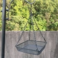 thumbnail image 7 of sruoe Bird Feeder, Hanging Bird Feeder Tray, Bird Feeders Outdoor, Cardinal Bird Feeder, Hopper Feeder, Small Large Bowl Wild Bird Feeders for Garden Decor, Iron, 7 of 7