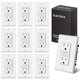 thumbnail image 1 of GFCI Outlets ELECTECK, paquete de 10 amperios, resistente a la intemperie, 1 of 7