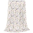thumbnail image 2 of Sikiie Purple Flower Rabbit Ultra-Soft Micro flannel Blanket Luxury All Seasons Warm Blanket for Bedding Sofa and Travel (4 sizes)-50"x40", 2 of 7