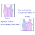 thumbnail image 4 of Little Girls Gymnastics Leotards Blue Size 9-10 Years Old Sparkly Unitards for Practice, 4 of 7