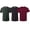 Black/DeepForest/AthleticCardinal, variant on Undershirt T-Shirt, 3-Pack, Soft Modal-Cotton-Blend White Undershirts, Moisture-Wicking