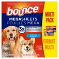 thumbnail image 3 of Bounce Feuilles Assouplissantes Méga Protection contre les Poils d'Animaux et la Charpie avec Agents Anti-Poils, Parfum Frais 120CT, 3 of 14
