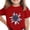 Red a6, variant on UQJfacai USA T Shirt Boys Girls Patriotic American Flag Tees Tops Kids Short Sleeve Crewneck July 4th T-Shirt 3-15 Years