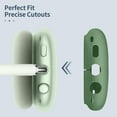 thumbnail image 3 of Silicone Case Cover for AirPods Max Headphones, Anti-Scratch Ear Cups Cover and Headband Cover for AirPods Max, Accessories Skin Protector for AirPods Max (Green), 3 of 7