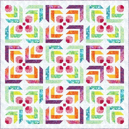 Riley Blake - Expressions Batiks - Sweet & Spiffy Quilt Kit