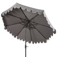 thumbnail image 7 of Safavieh Venice 9' Market Crank Tilt Patio Umbrella, Taupe/White, 7 of 7