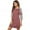 Wine Red, variant on WBQ Women's Sleepshirt Soft Nightdress 3/4 Sleeve Night Shirt Round Neck Sleep Dress Loose Comfy Pajama S-XXL
