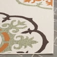 thumbnail image 3 of SAFAVIEH Veranda Maras Geometric Indoor/Outdoor Area Rug, 6'7" x 9'6", Cream/Terracotta, 3 of 10