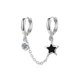 thumbnail image 2 of Sonducket Pendientes de aro de moda delicado pendiente de cadena encantador hermoso cristal de estrella todo-fósforo oreja joyería regalos de navidad Ropa, zapatos y accesorios Miscelánea Sonducket AP016923-00, 2 of 6