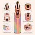 thumbnail image 3 of Painless Precision: USB Rechargeable Eyebrow Razor & Facial Hair Removal Tool for Women with LED Light, 3 of 4
