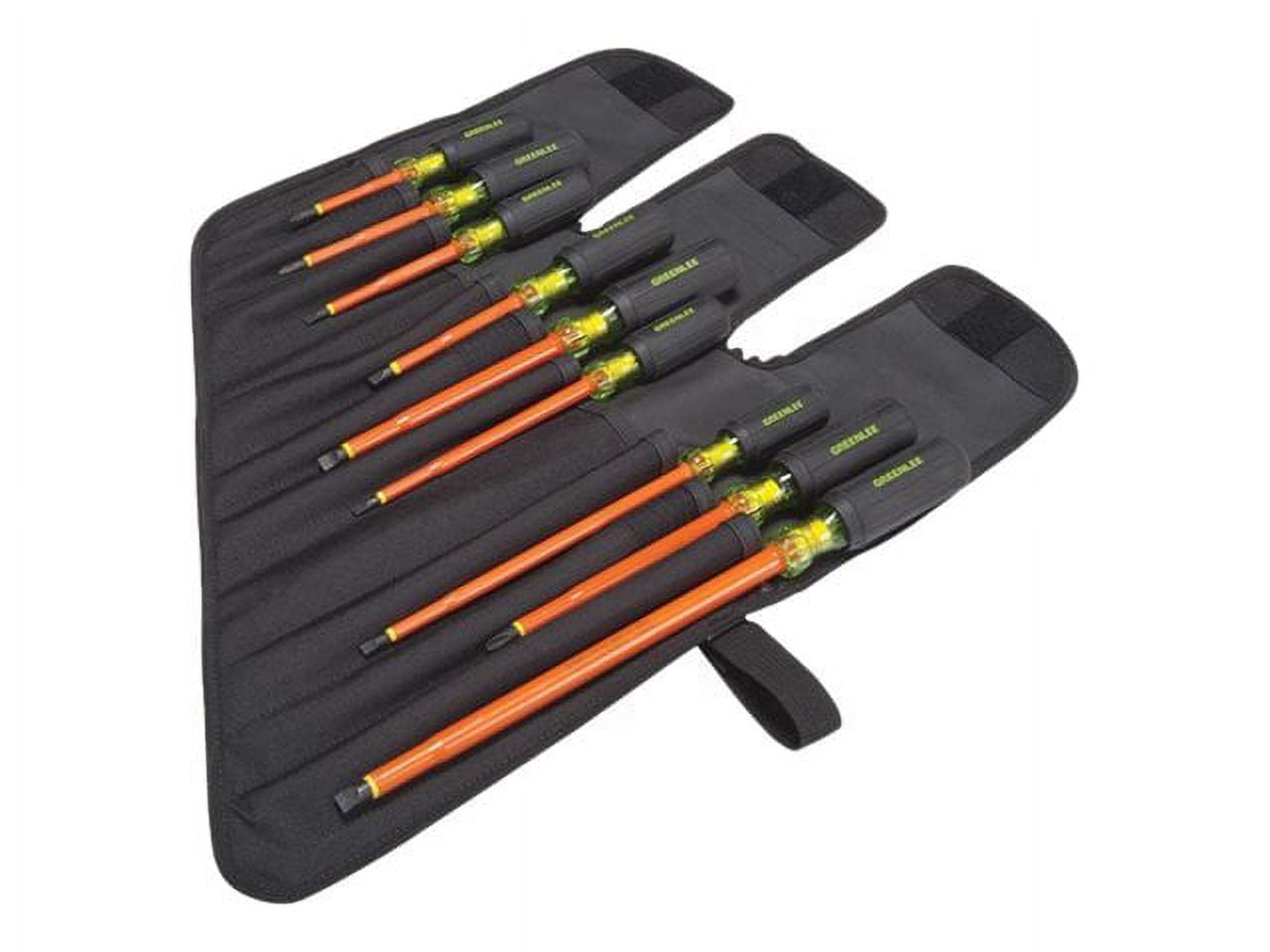 Greenlee Insulated Screwdriver Set, NmPcs9 0153-01-INS