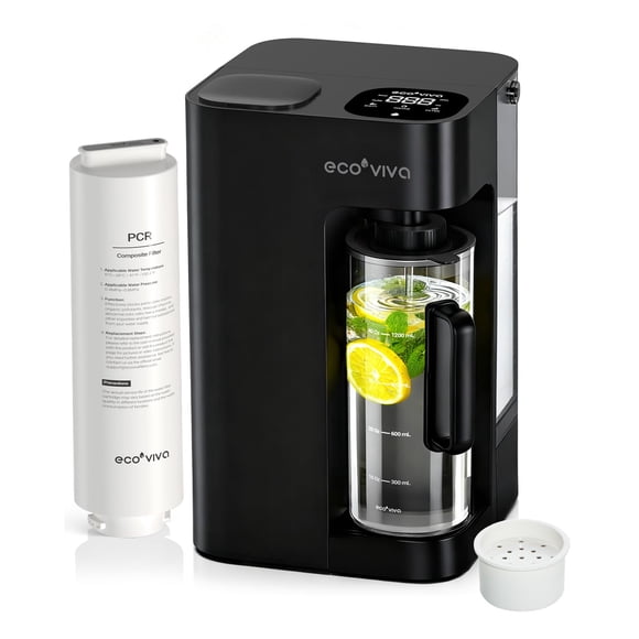 Filtro de agua de sobremesa Ecoviva Mate 3 con ósmosis inversa, 8 etapas, 1700 ml