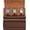 Brown,2, variant on Watch Roll Travel Case for 3 Watch, 8.85x4.13x2.95 Inch, Watch Case for Men and Women, Luxury Leather Portable Watch Case Roll Organizer for Home Storage, Travel and Display (Brown, 3 slot)